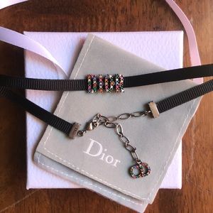 DIOR adjustable choker necklace